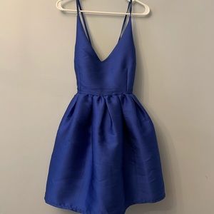 Stunning Blue Baby Doll Mini Dress from Honey